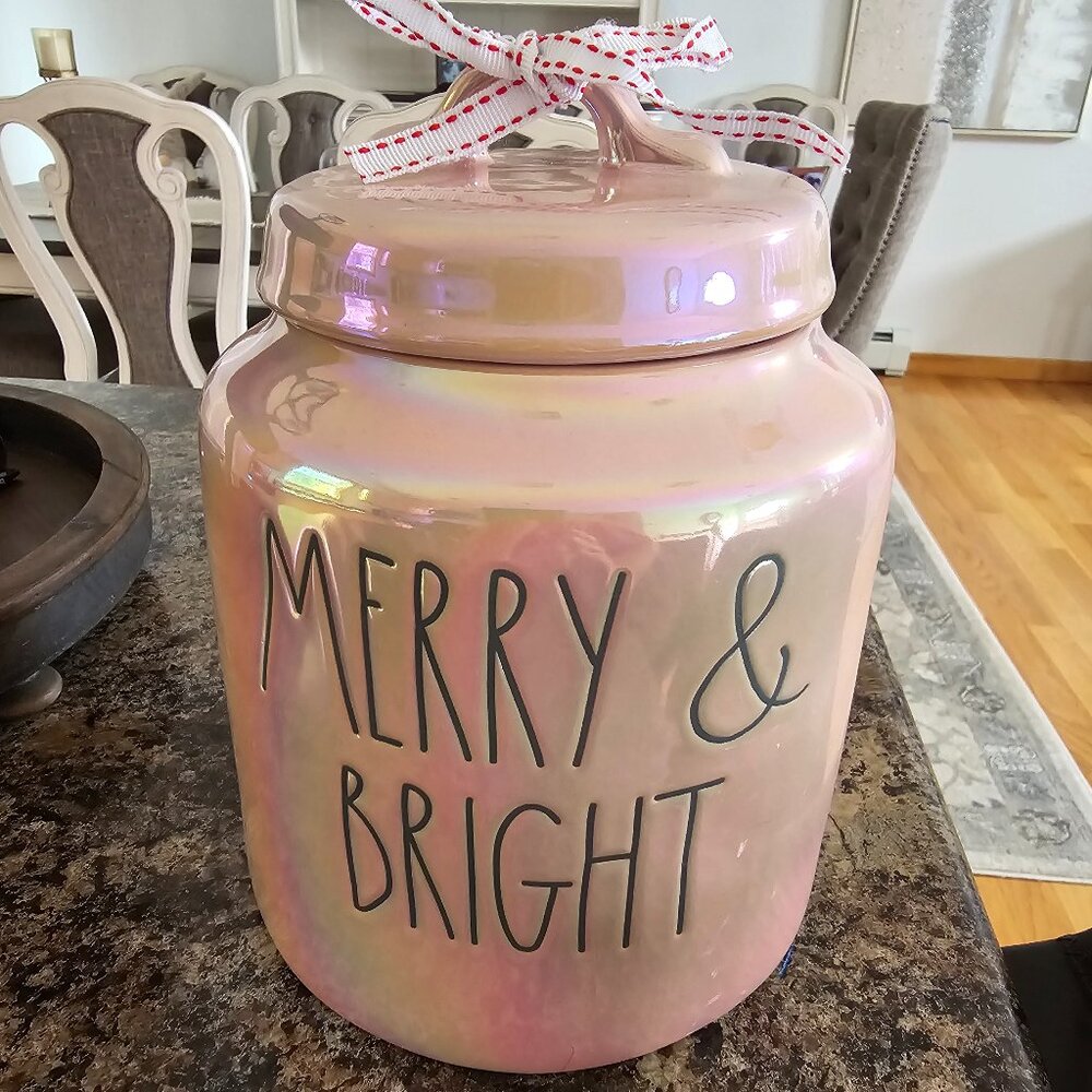 RAE DUNN Holiday Cookie Jar